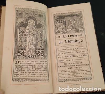 Libros antiguos: DEVOCIONARIO EL OFICIO DEL DOMINGO - Foto 2
