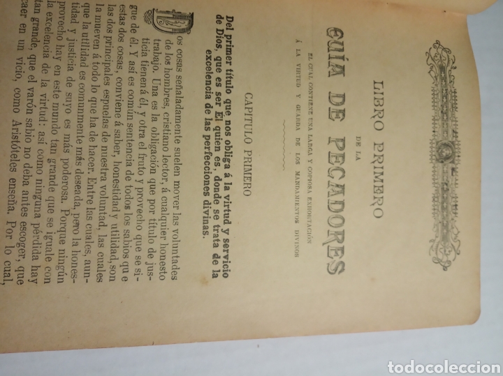 Libros antiguos: Guia de pecadores - Foto 4