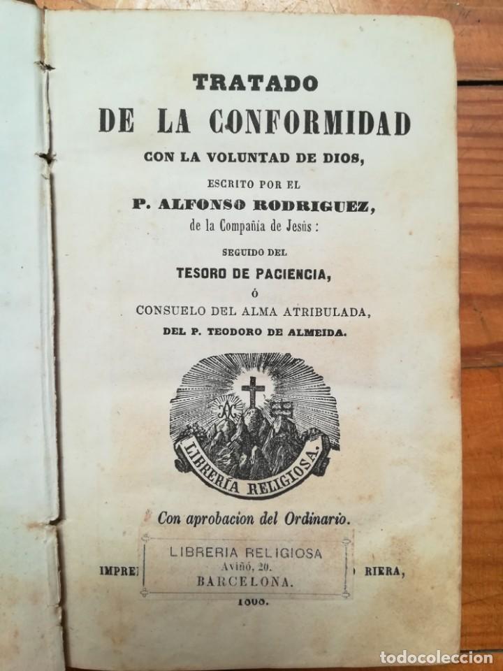 Libros antiguos: Tratado de la Conformidad 1868 - Foto 1