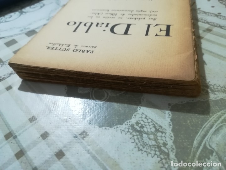 Libros antiguos: El Diablo - Pablo Sutter, p&aacute;rroco de Eichhoffen - 1923 - Foto 3