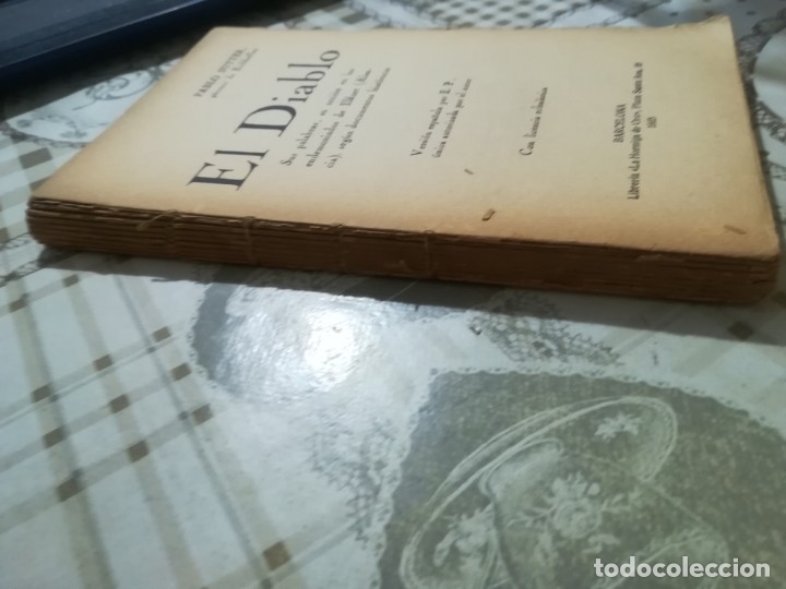 Libros antiguos: El Diablo - Pablo Sutter, p&aacute;rroco de Eichhoffen - 1923 - Foto 4