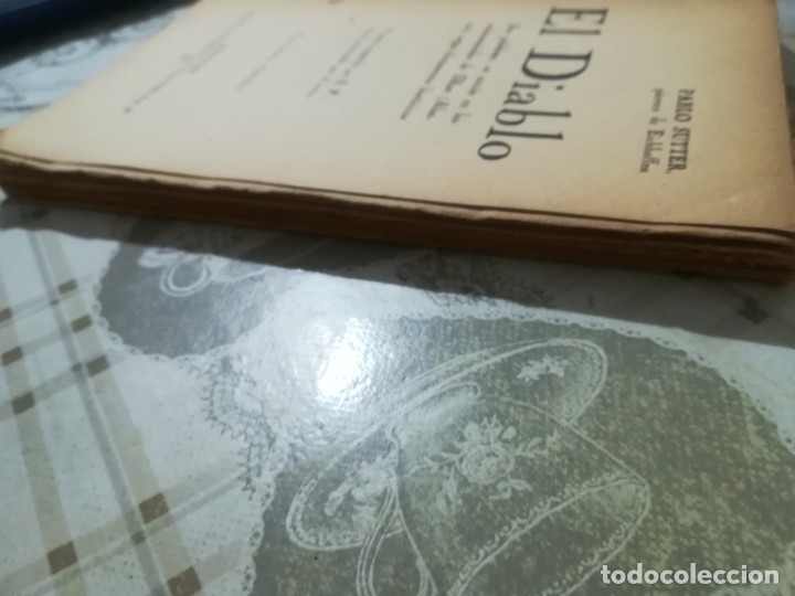 Libros antiguos: El Diablo - Pablo Sutter, p&aacute;rroco de Eichhoffen - 1923 - Foto 7
