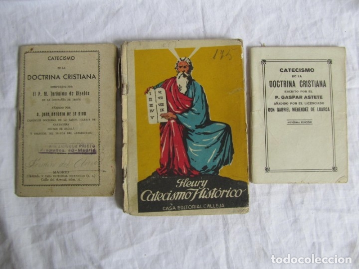 Libros antiguos: 3 catecismos antiguos - Foto 2