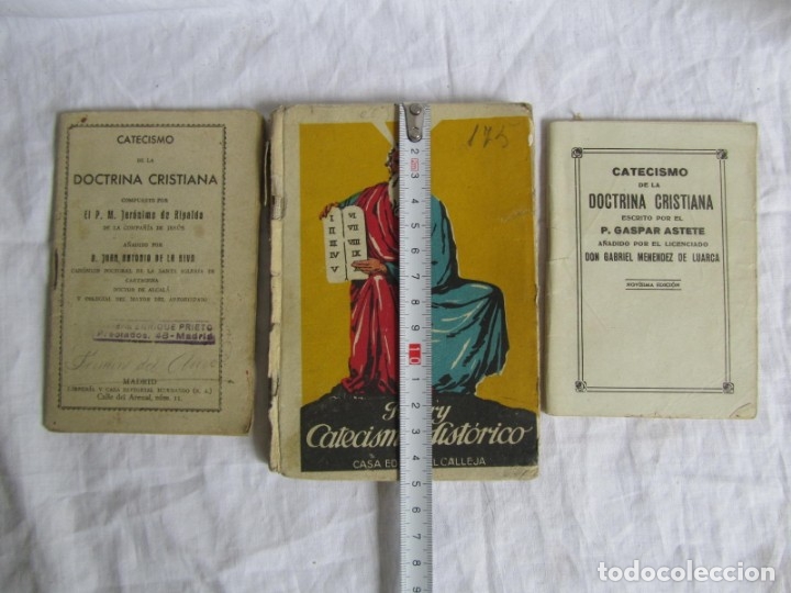 Libros antiguos: 3 catecismos antiguos - Foto 3