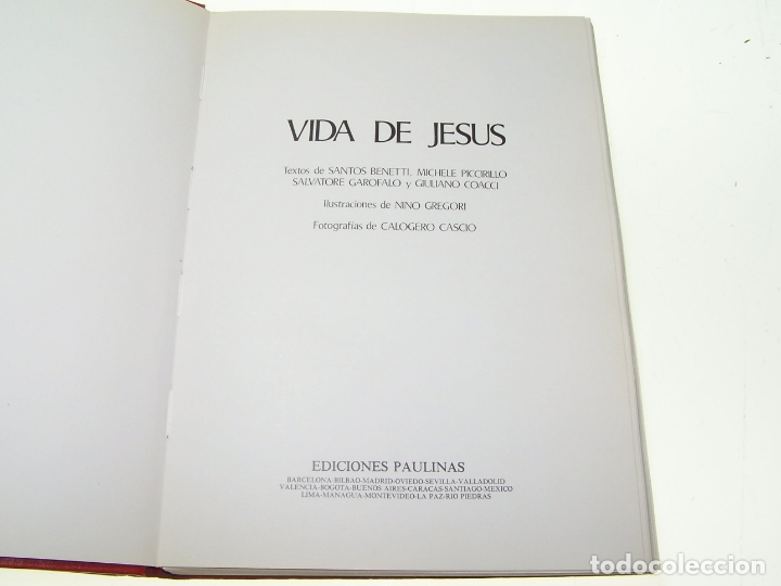 Libros antiguos: Vida de Jes&uacute;s. VVAA. Ediciones Paulinas. - Foto 2