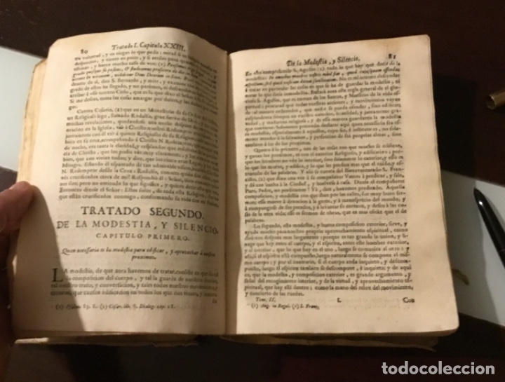 Libros antiguos: Antiguo ejemplar exercicio de perfeccion y virtudes 1758 - Foto 4