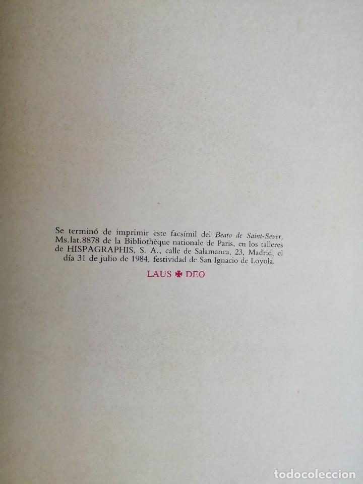 Libros antiguos: Beato de Li&eacute;bana. Comentarios al Apocalipsis y al libro de Daniel - Foto 6