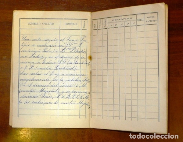 Libros antiguos: LISTA CATEQU&Iacute;STICA. - [ca. 1920] - Foto 2