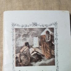 Libros antiguos: CATECISMO EN ESTAMPAS MANDAMIENTOS DE LA LEY DE DIOS 1927. Lote 180891565