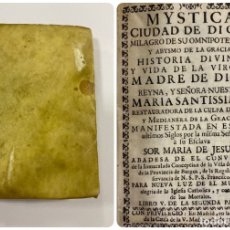 Libros antiguos: MISTICA CIUDAD DE DIOS.LIBRO V SEGUNDA PARTE.IMPRENTA DE LA CAUFA DE LA V. MARIA.MADRID,1756