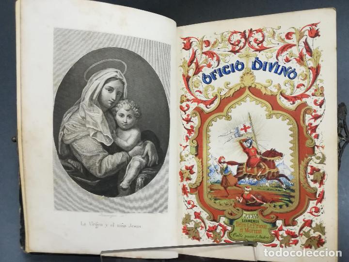 Libros antiguos: LIBRO DE OFICIO DIVINO SIGLO XIX - Foto 8