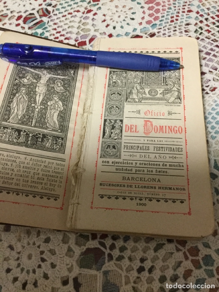 Libros antiguos: OFICIO DEL DOMINGO 1900 - Foto 2