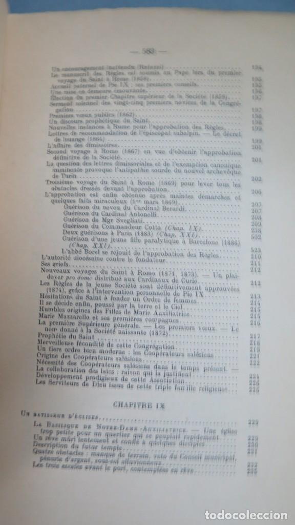 Libros antiguos: SAINT JEAN BOSCO. AUFFRAY - Foto 6