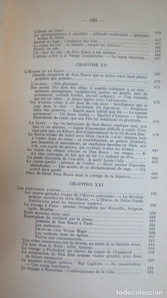 Libros antiguos: SAINT JEAN BOSCO. AUFFRAY - Foto 12