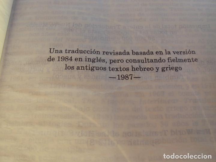 Libros antiguos: SANTAS ESCRITURAS - Foto 3
