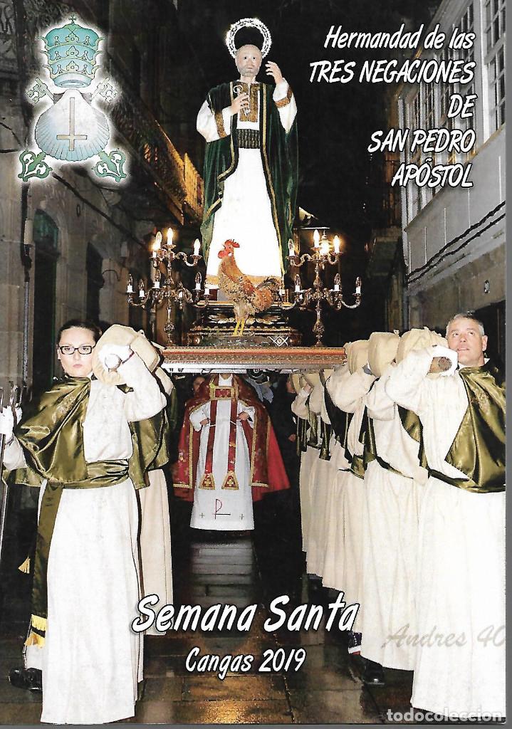 Libros antiguos: LIBRO DE SEMANA SANTA DE CANGAS   2019 DE 38 PAGINAS