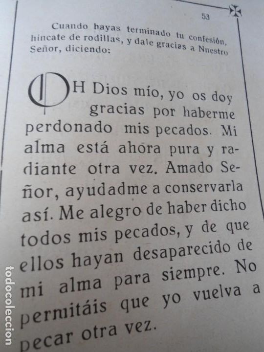 Libros antiguos: LIBRO DE MISA DE LOS PEQUE&Ntilde;UELOS 1918 - Foto 35