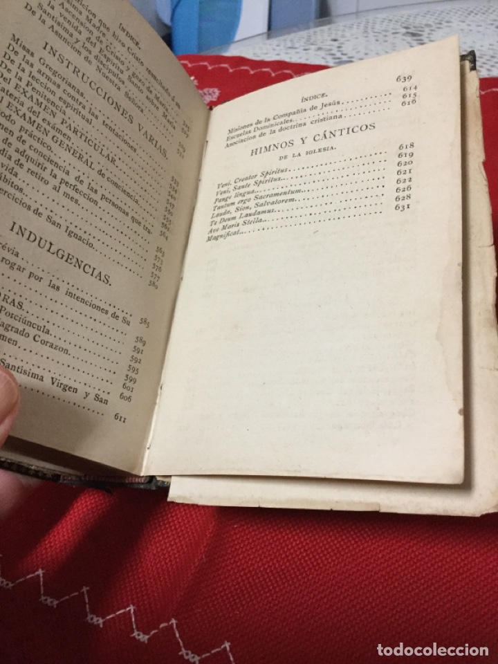 Libros antiguos: DEVOCIONARIO ESCOGIDO 1883 - Foto 4