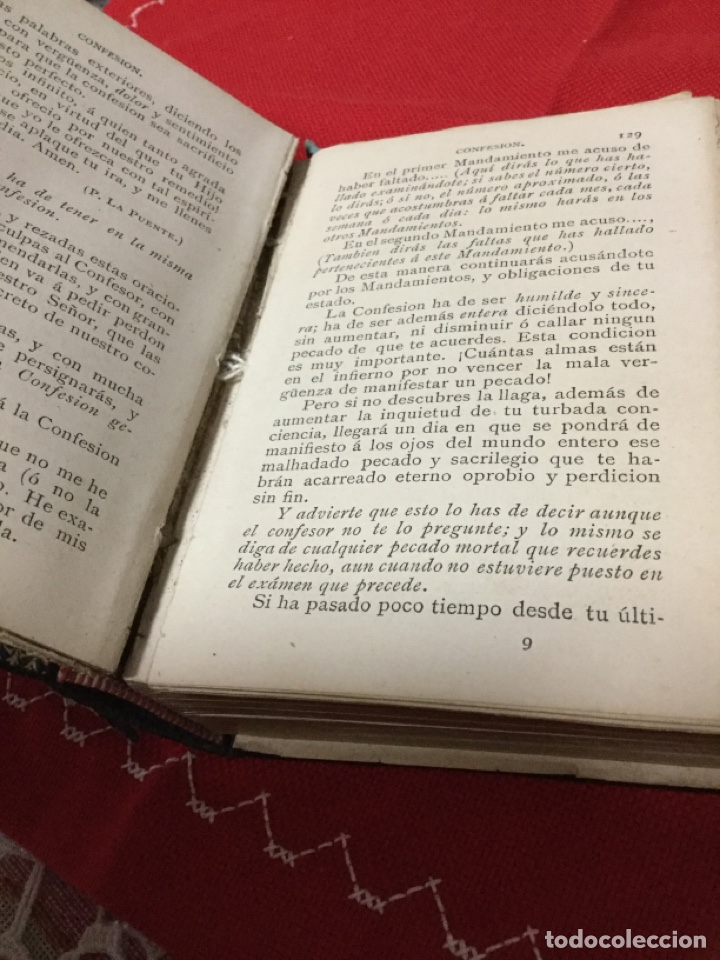 Libros antiguos: DEVOCIONARIO ESCOGIDO 1883 - Foto 6