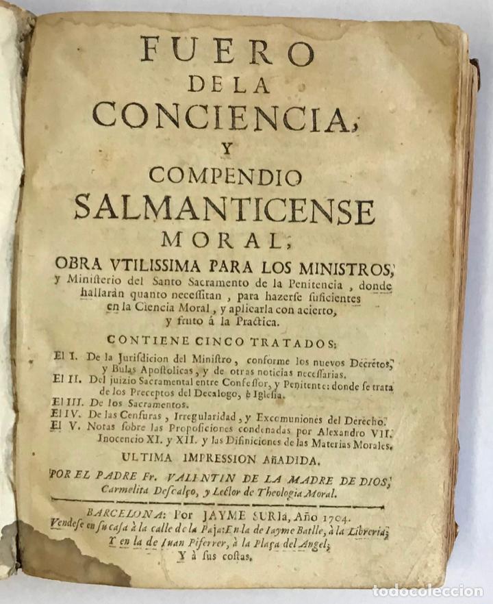 Libros antiguos: VALENT&Iacute;N DE LA MADRE DE DIOS. - Foto 1
