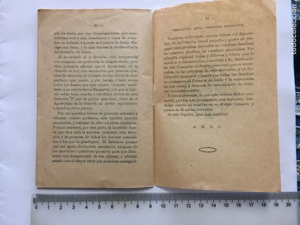 Libros antiguos: Bilbao, Novena LA DEVOCION AL CORAZ&Oacute;N DE JESUS (h.1928) - Foto 6