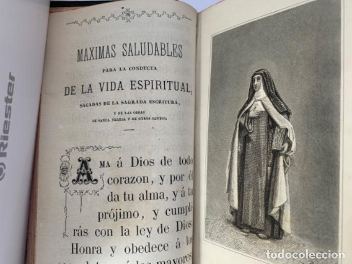 Libros antiguos: La perfecta cat&oacute;lica - Foto 3