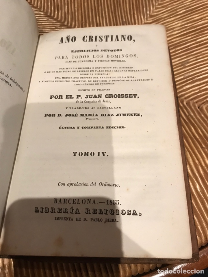 Libros antiguos: Libro a&ntilde;o cristiano - Foto 3