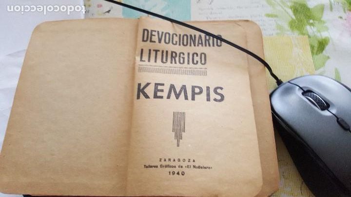 Libros antiguos: DEVOCIONARIO LITURGICO - Foto 2