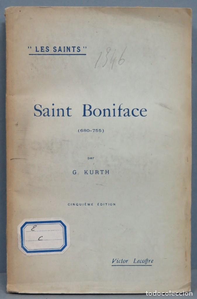 Libros antiguos: 1924.- SAINT BONIFACE - Foto 1