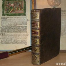 Libros antiguos: “HISTOIRE DES ORDRES MONASTIQUES, RELIGIEUX ET MILITAIRES...,TOMO IV, 1715. P. HELYOT Y M. BULLOT