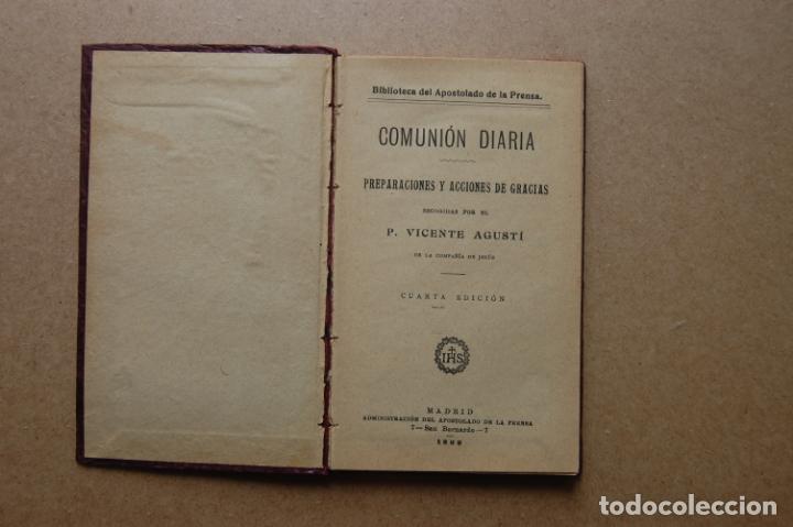 Libros antiguos: Comuni&oacute;n Diaria. - Foto 2