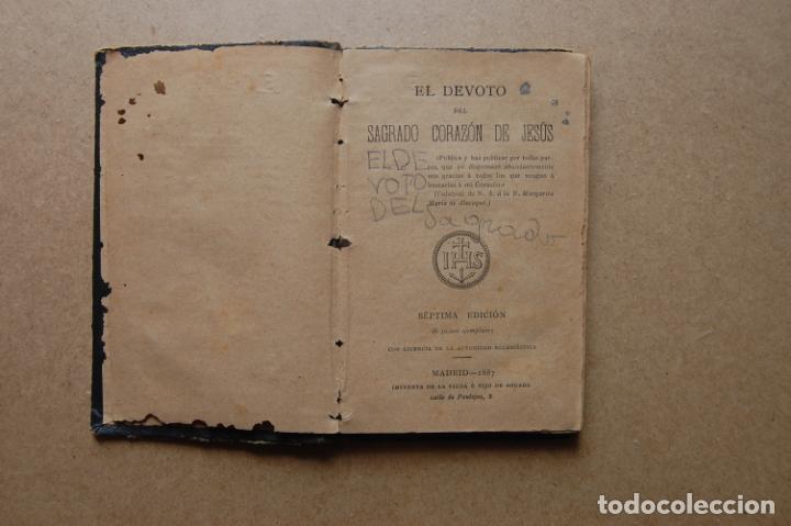 Libros antiguos: Sagrado Coraz&oacute;n de Jes&uacute;s. - Foto 3