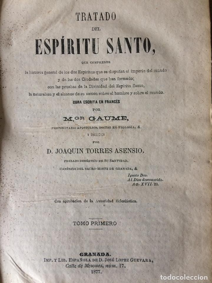 Libros antiguos: GAUME 1877 - Foto 1