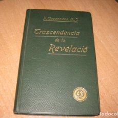 Livres anciens: TRASCENDENCIA DE LA REVELACIO. Lote 200807220