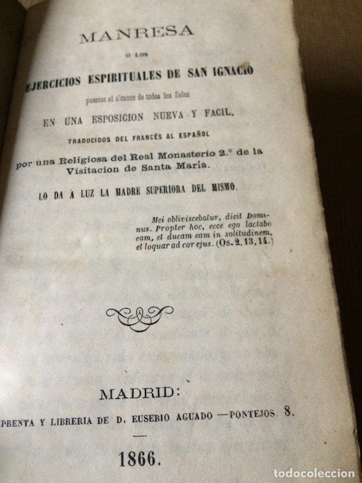 Libros antiguos: EJERCICIOS ESPIRITUALES DE SAN IGNACIO  1866 - Foto 1