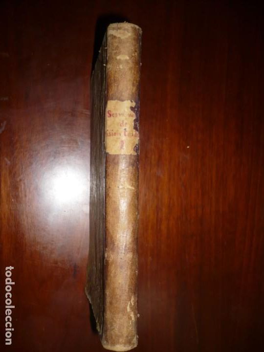 Old books: SERMONES DE MISION CUADRAGESIMAL POR UN FRANCISCANO ARAGONES 1861 MADRID TOMO I