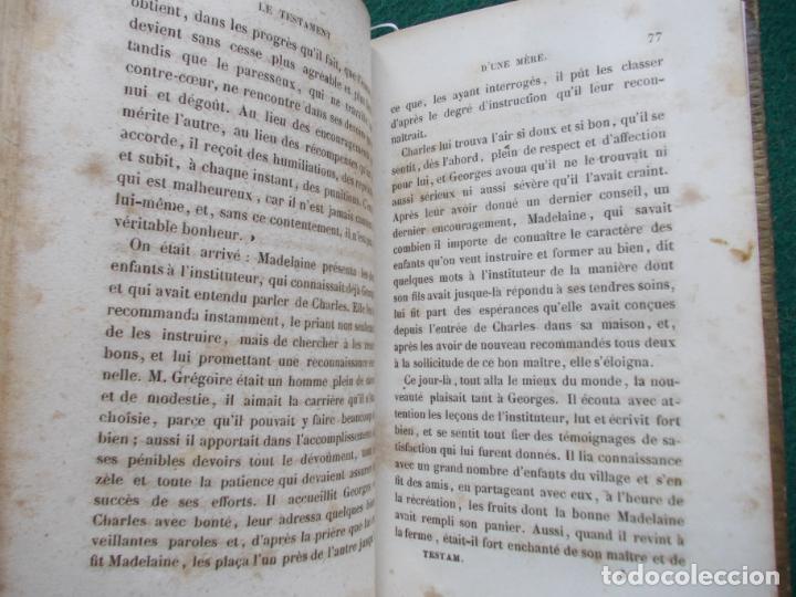 Libros antiguos: TESTAMENT D&acute; UNE MERE CELINE FALLET 1880 - Foto 3