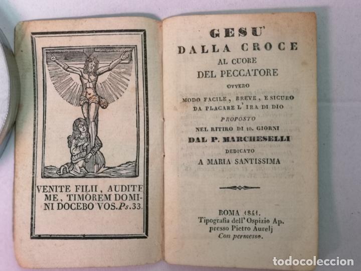 Antiquarische B&uuml;cher: LIBRITO GESU DE LA CROCE ROMA 1841