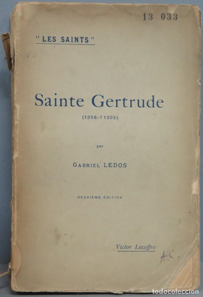 Libros antiguos: 1901.- SAINTE GERTRUDE - Foto 1