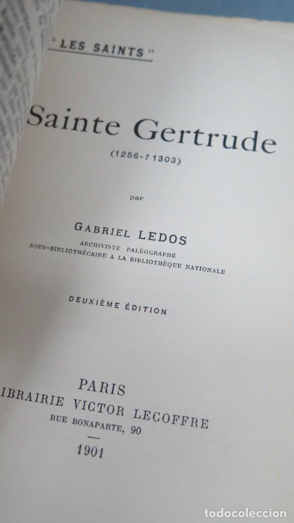 Libros antiguos: 1901.- SAINTE GERTRUDE - Foto 3