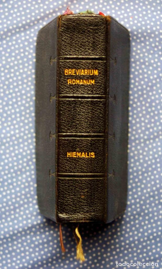 Livros antigos: BREVIARIUM ROMANUM EX DECRETO SACROSANTI CONCILII TRIDENTINI RESTITUTUM S. PII V PONTIFICIS MAXIMI