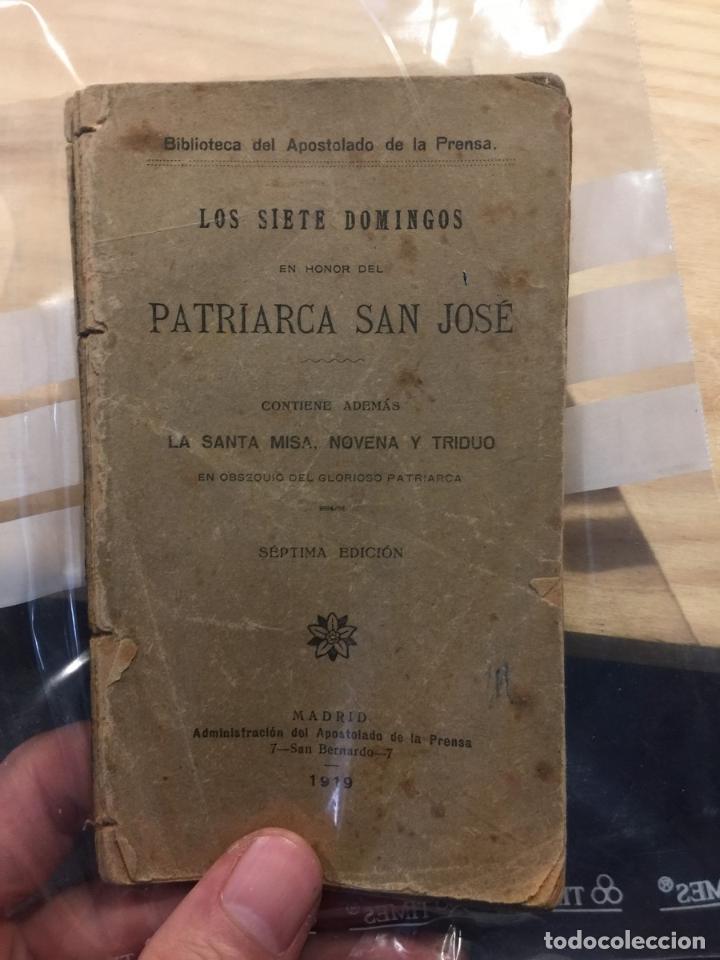 Old books: LOS SIETE DOMINGOS EN HONOR DEL PATRIARCA SAN JOSE.&nbsp;