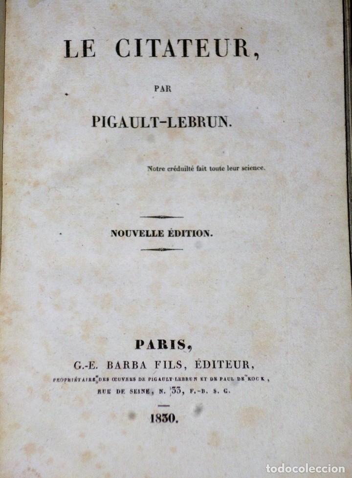 Libros antiguos: LE CITATEUR - Foto 2