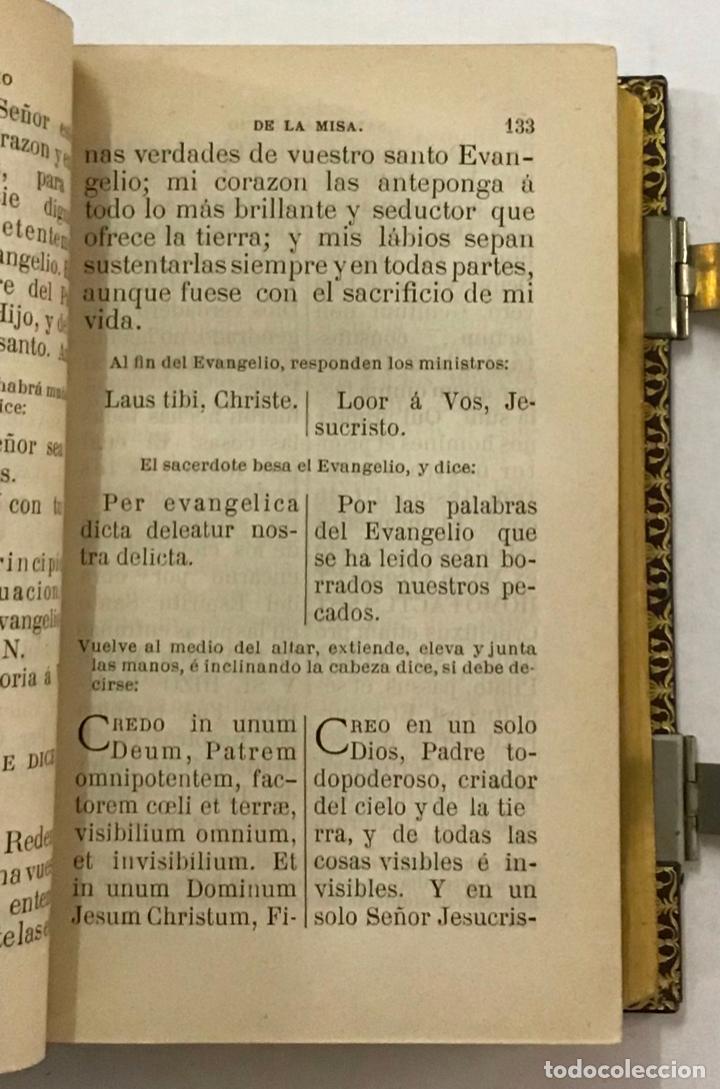 Libros antiguos: EUCOLOGIO ROMANO. DEVOCIONARIO COMPLETO. - Foto 4