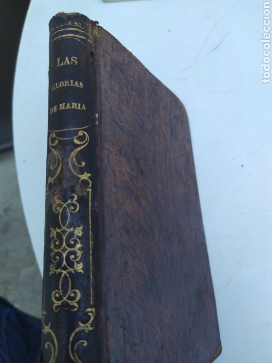 Antiquarische B&uuml;cher: Las glorias de Mar&iacute;a Encuadernaci&oacute;n en piel sobre 1885