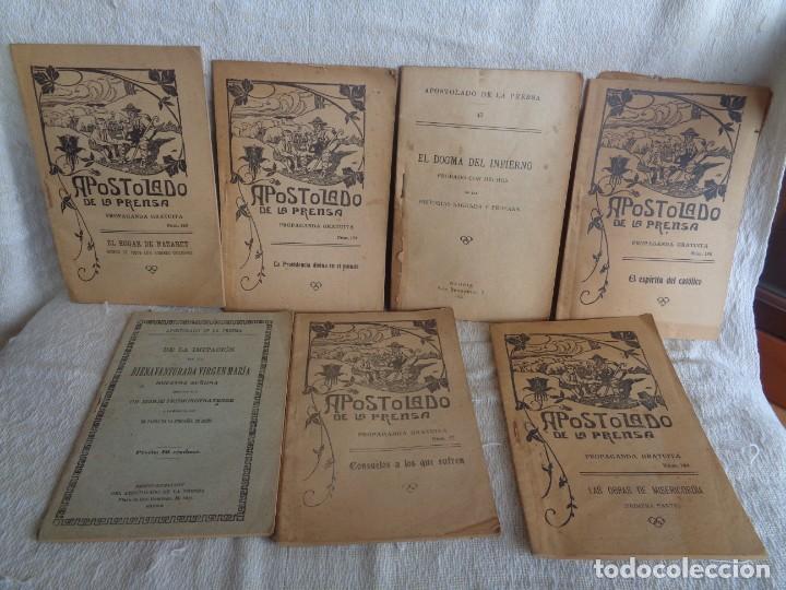 Libros antiguos: lote apostolado de la prensa - Foto 1