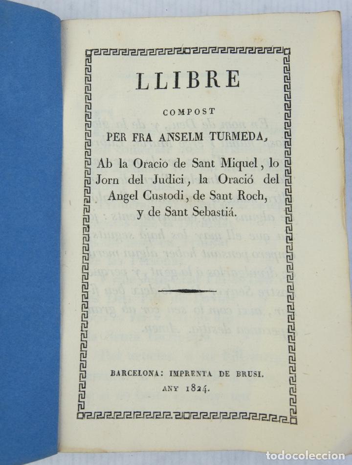 Antiquarische B&uuml;cher: Llibre compost per Fra Anselm Turmeda-Imp. De Brusi, 1824