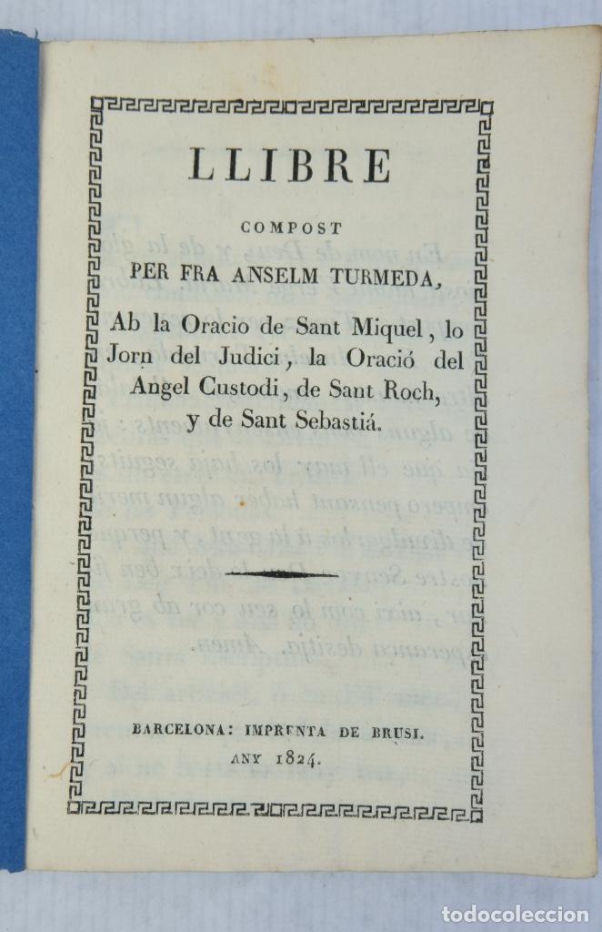 Antiquarische B&uuml;cher: Llibre compost per Fra Anselm Turmeda-Imp. De Brusi, 1824