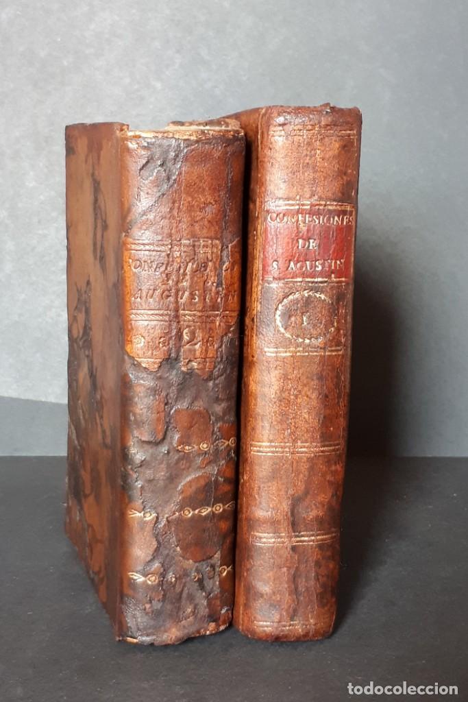 Livres anciens: LAS CONFESIONES DE N. G. PADRE SAN AUGUSTIN- 2 TOMOS. EUGENIO DE ZEBALLOS- MADRID (1786- 1793)