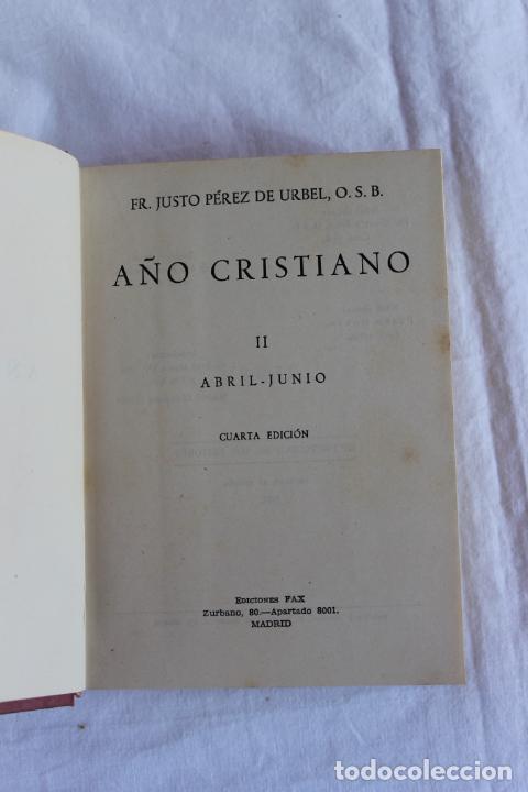 Libros antiguos: A&Ntilde;O CRISTIANO - Foto 2